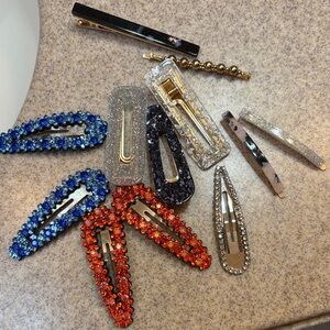 Elegant Multi-Color Hair Clip Set